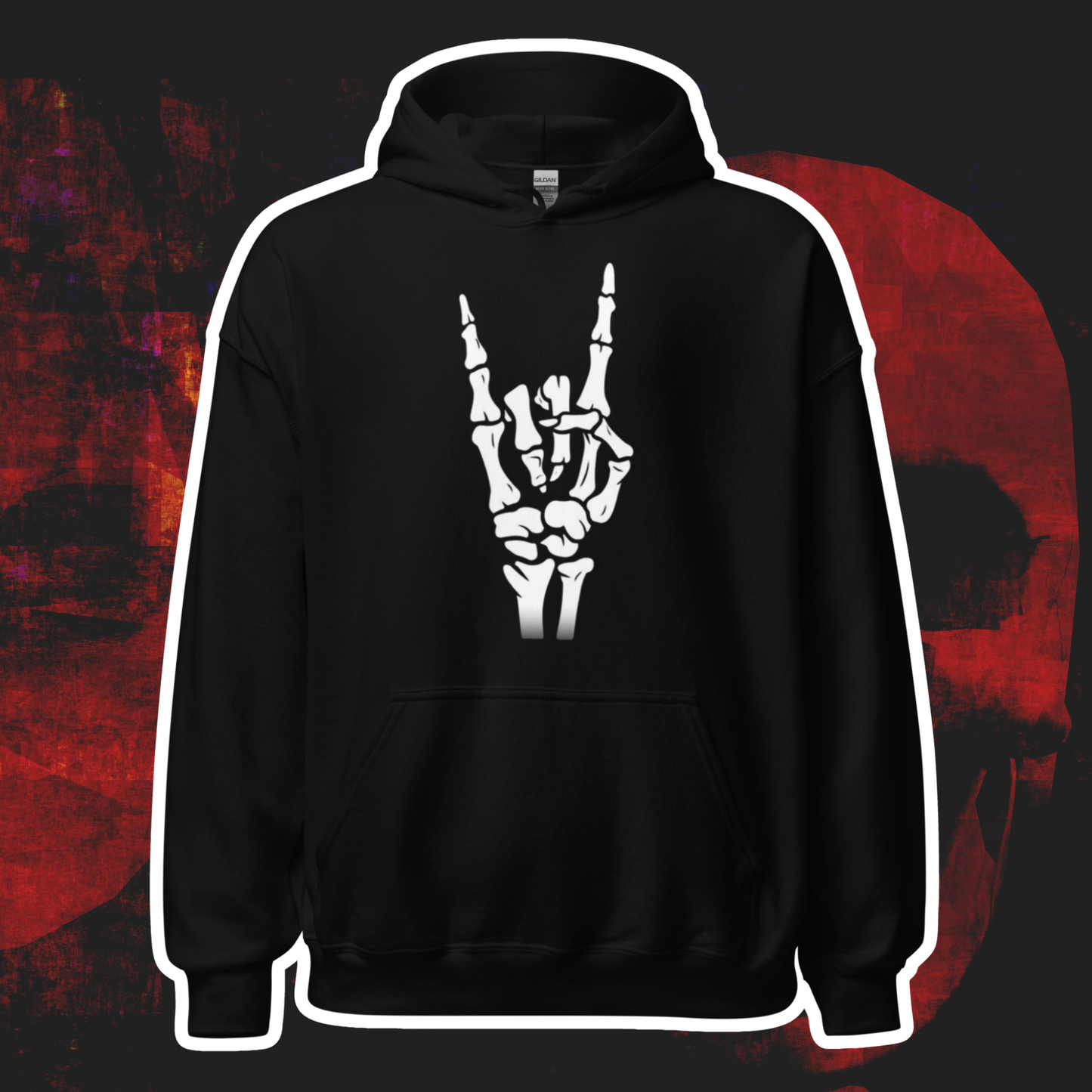 Skeleton Rock Hoodie