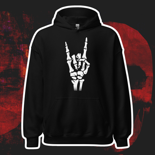 Skeleton Rock Hoodie