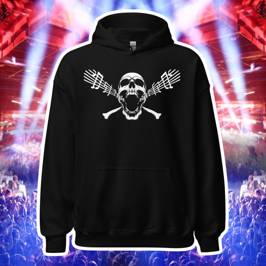 Skull and Notes Hoodie