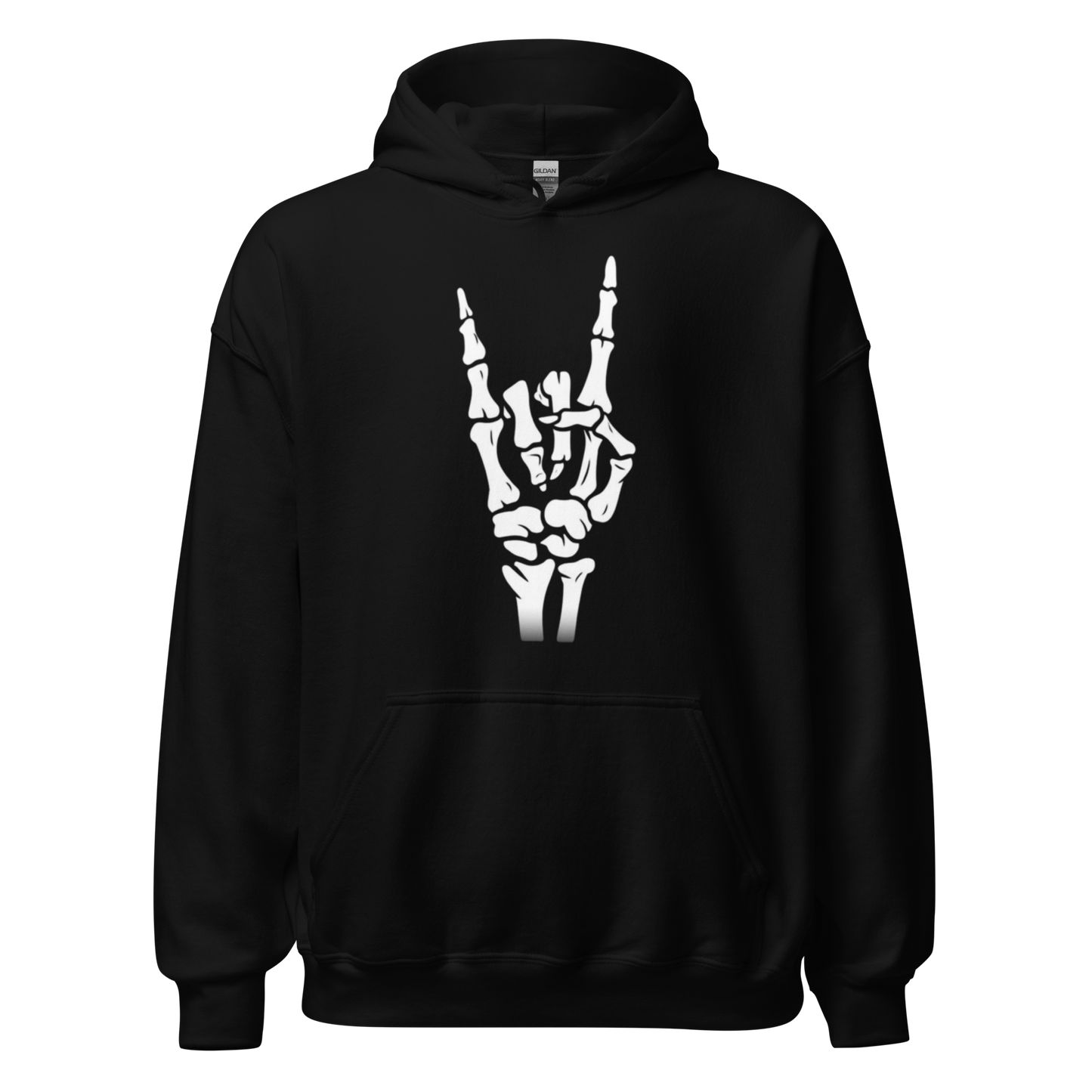 Skeleton Rock Unisex Hoodie